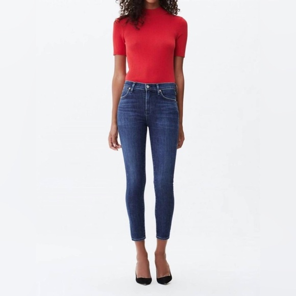Citizens Of Humanity Denim - Citizens Of Humanity - Rocket Crop High Rise Skinny Jeans